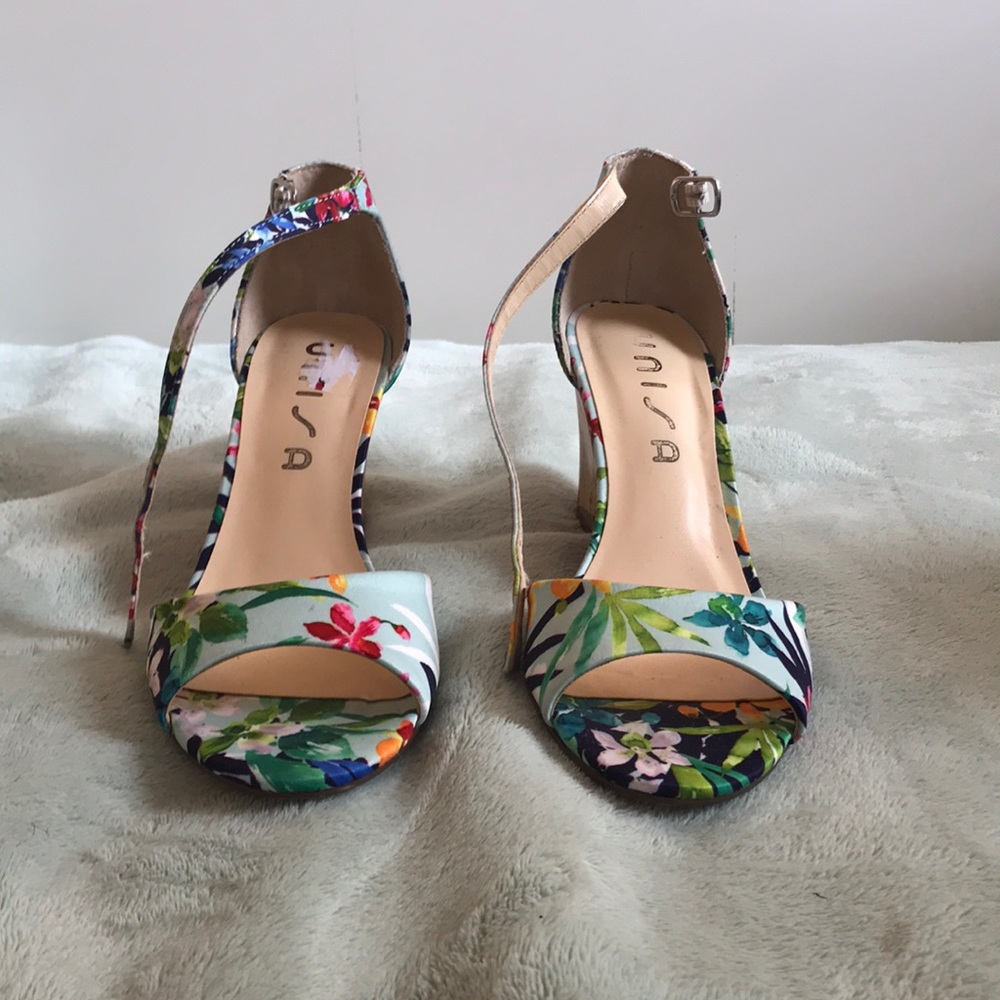 Women Flower Wedges